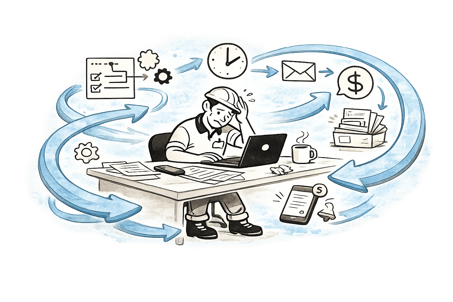 Owner frustration from operational chaos